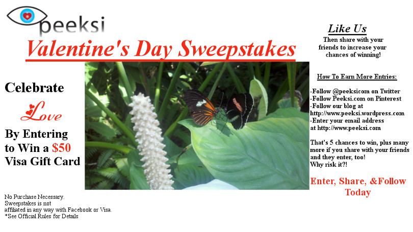 Celebrate Love with a Valentine's Day Sweepstakes